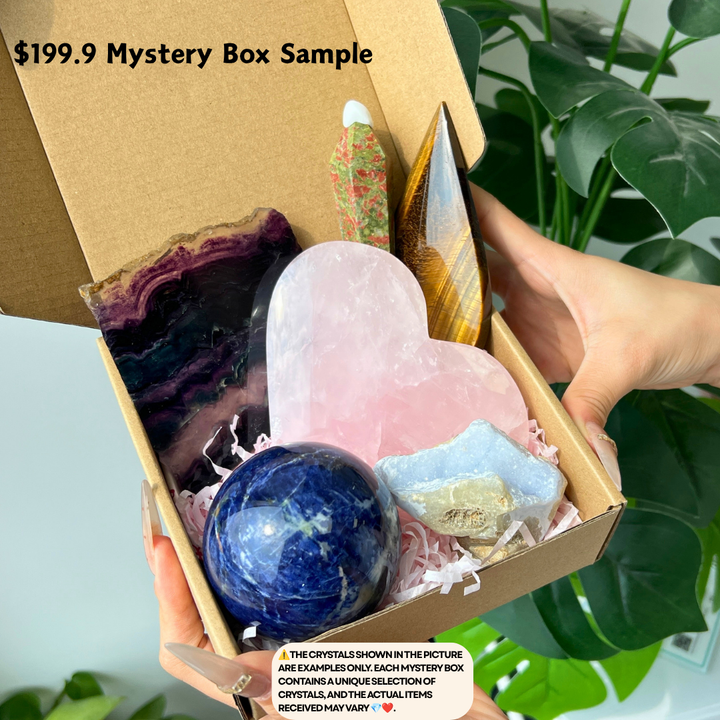 Coffret mystère en cristal