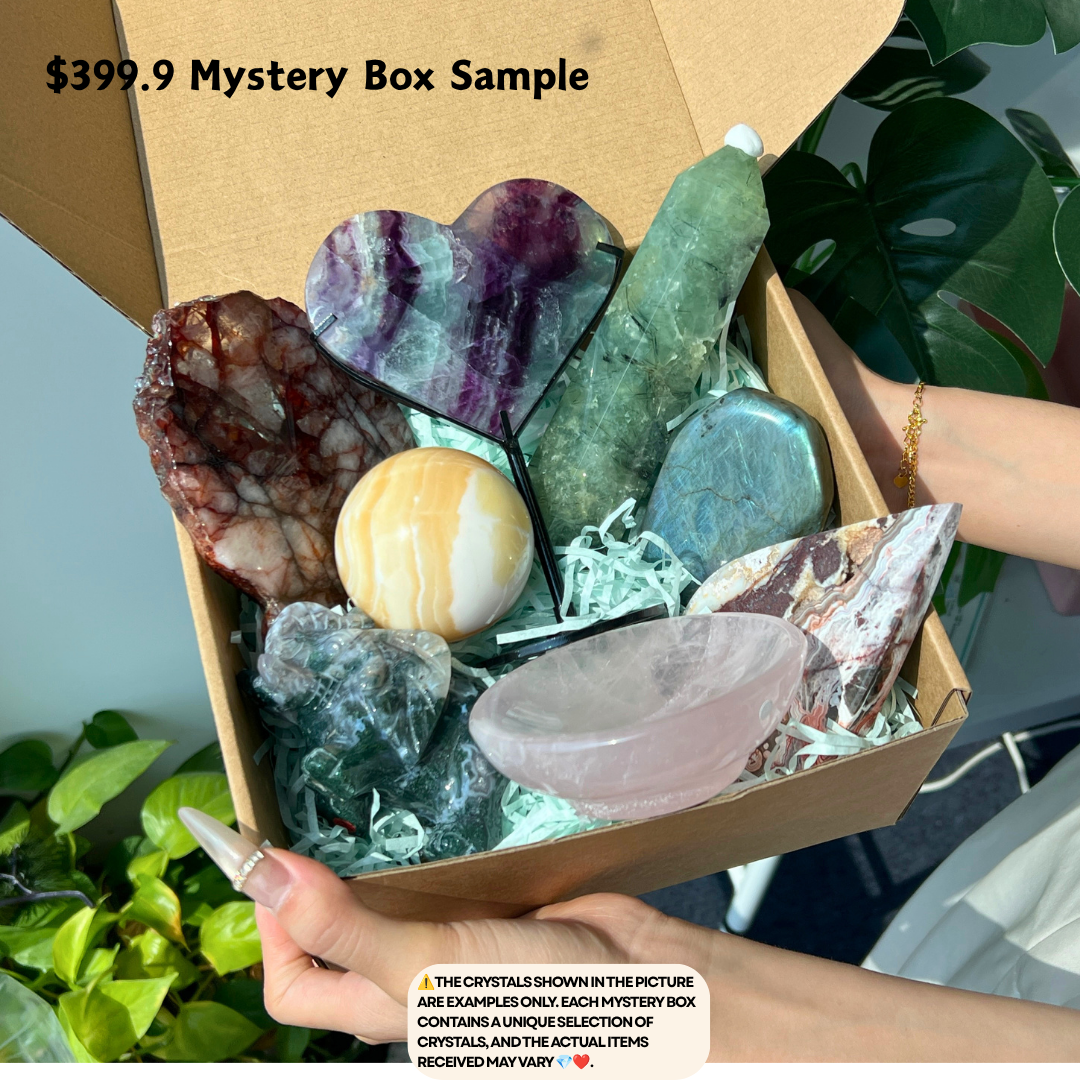 Coffret mystère en cristal