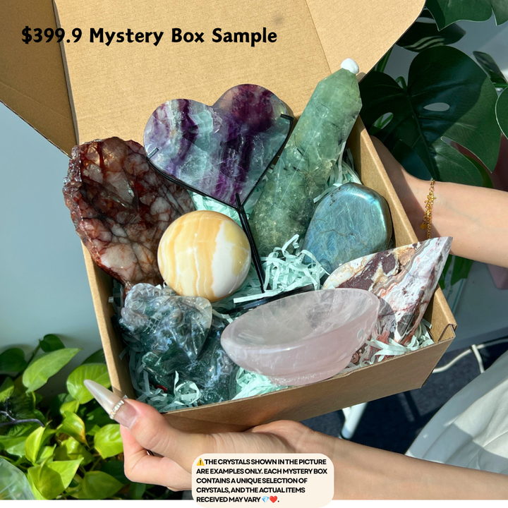 Coffret mystère en cristal