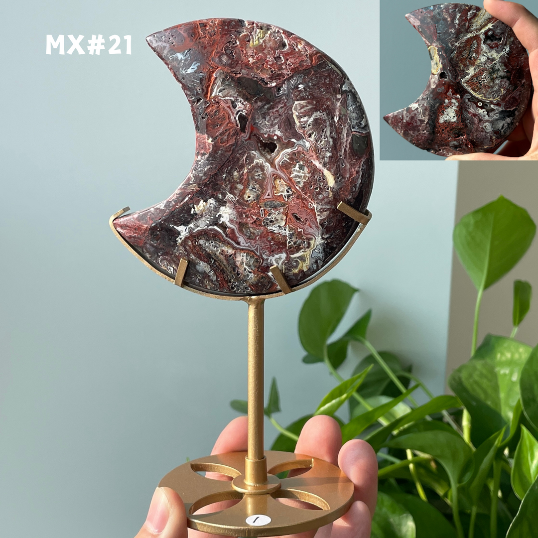 Unique, Mexican Agate Moon