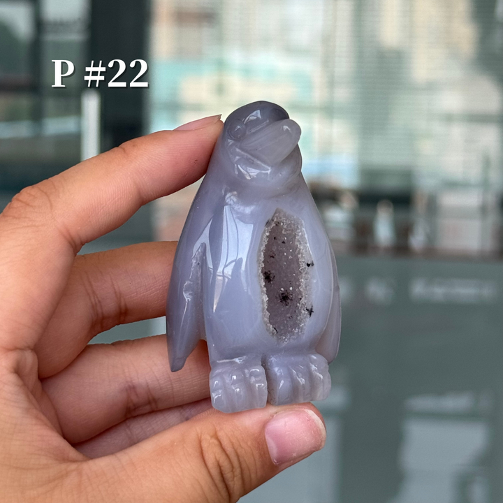 Unique, Agate Geode Penguin