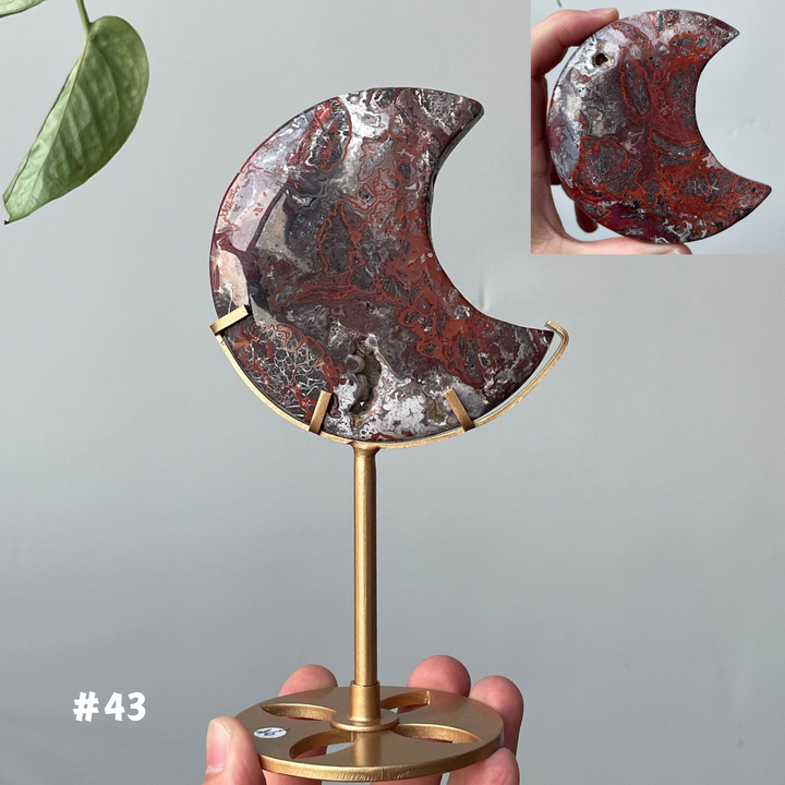 Unique, Mexican Agate Moon