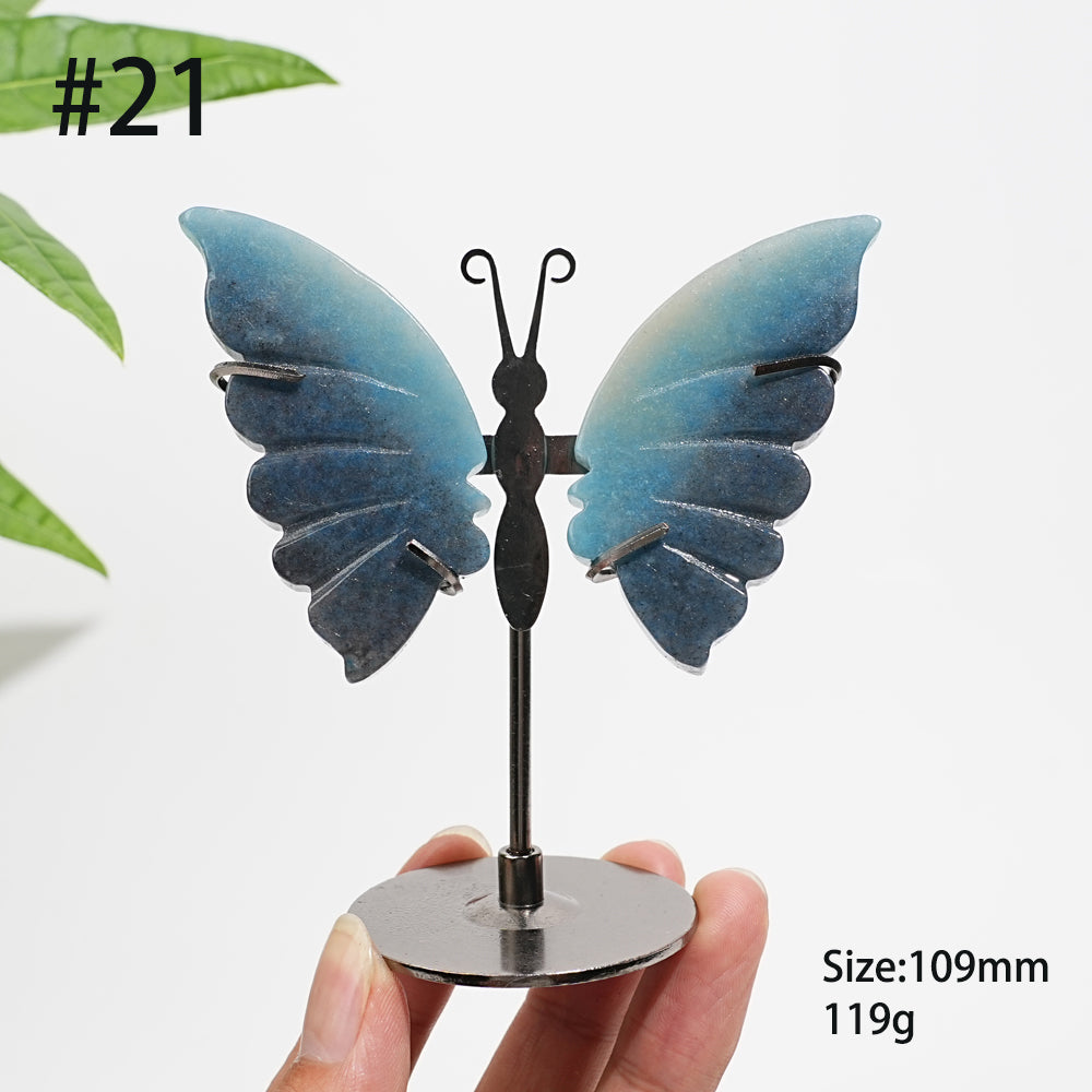 Unique,Natural Trolleite Butterfly Wings Display