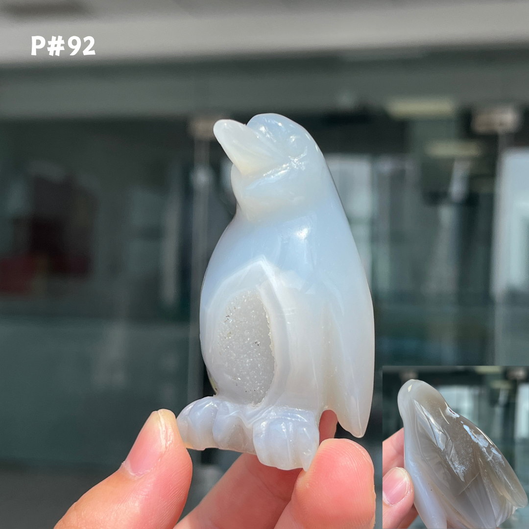 Unique, Agate Geode Penguin