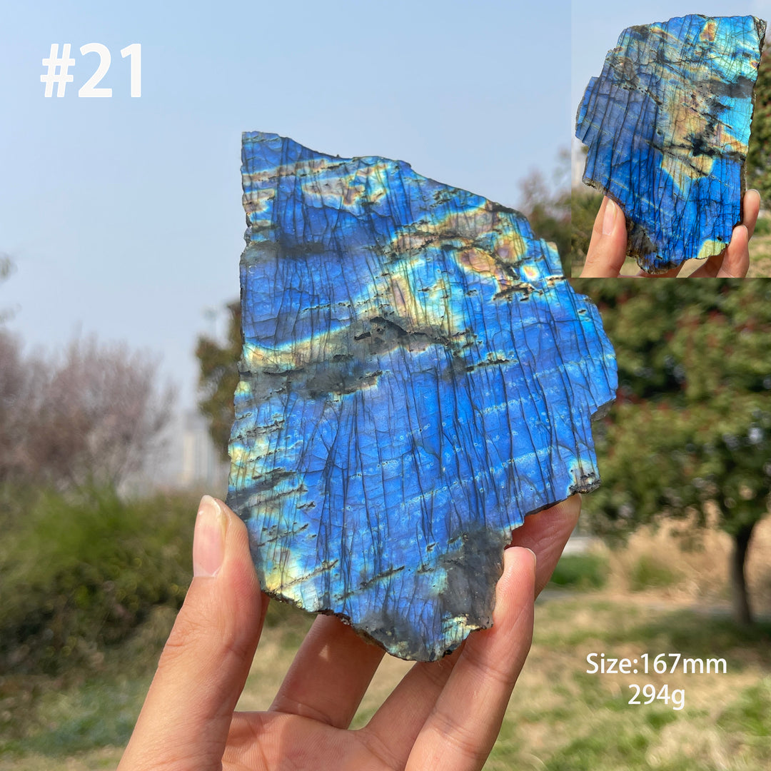 Unique,Natural Labradorite Slice