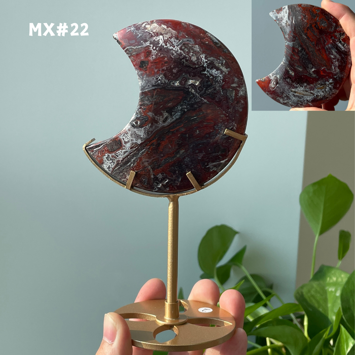 Unique, Mexican Agate Moon