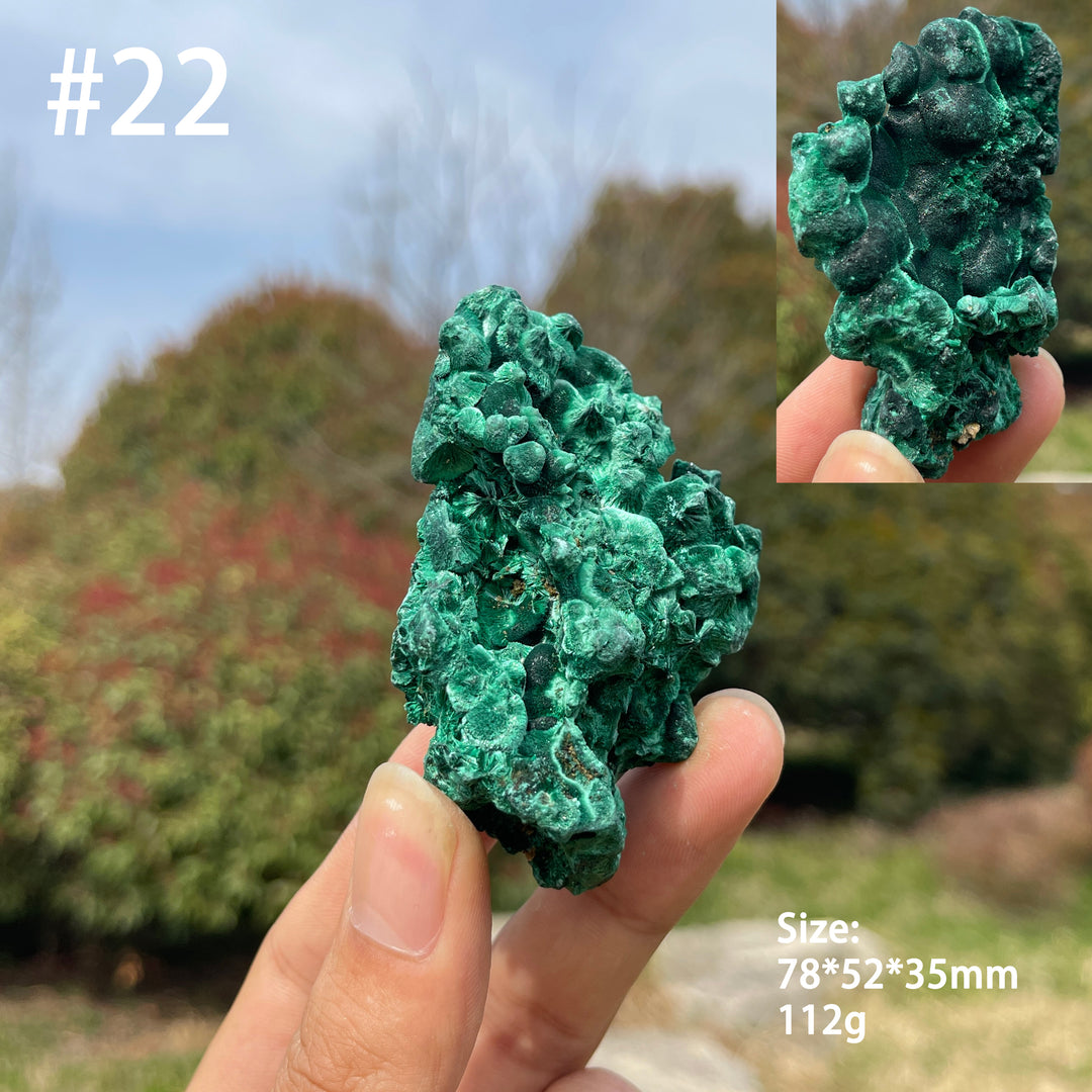Unique,Natural Crystal Acicular Malachite Raw