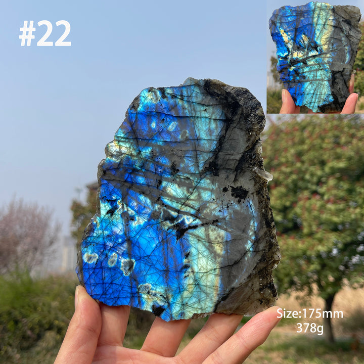 Unique,Natural Labradorite Slice