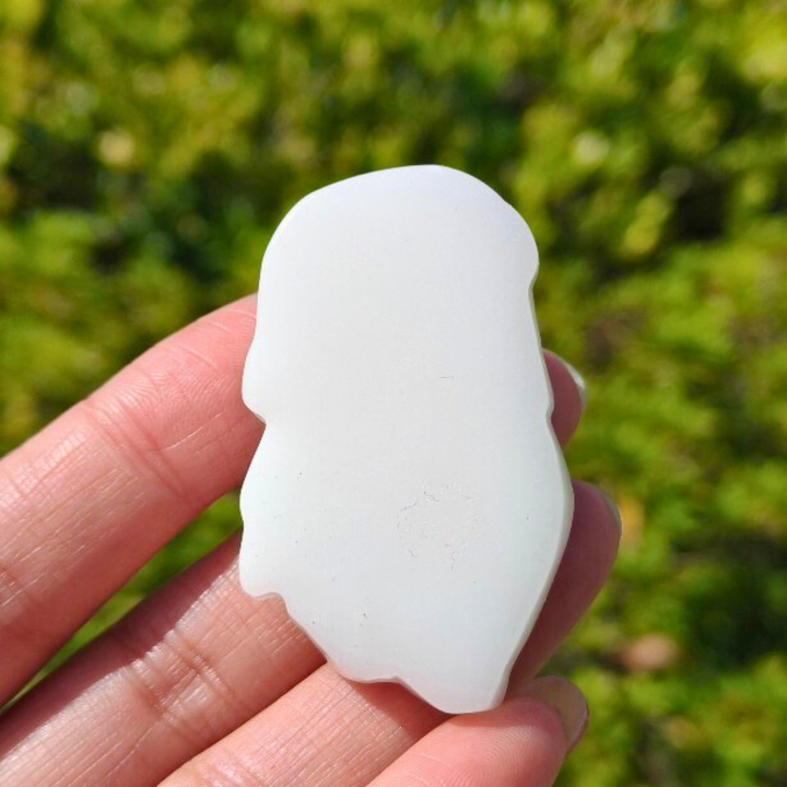 White Jade Santa Claus