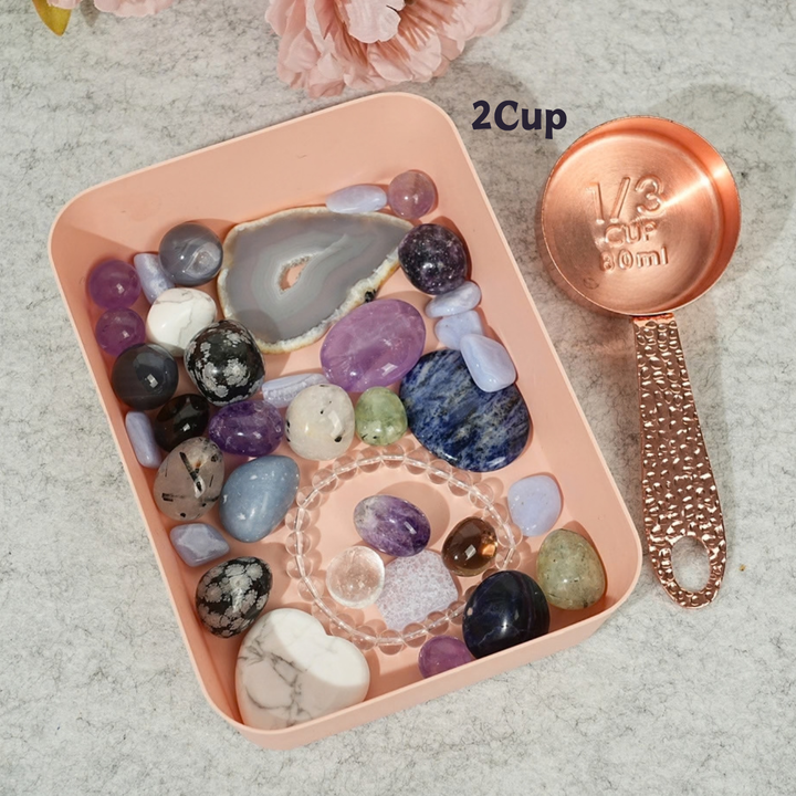 KIKI Crystal Blue & Purple Bedtime Relaxation Scoop