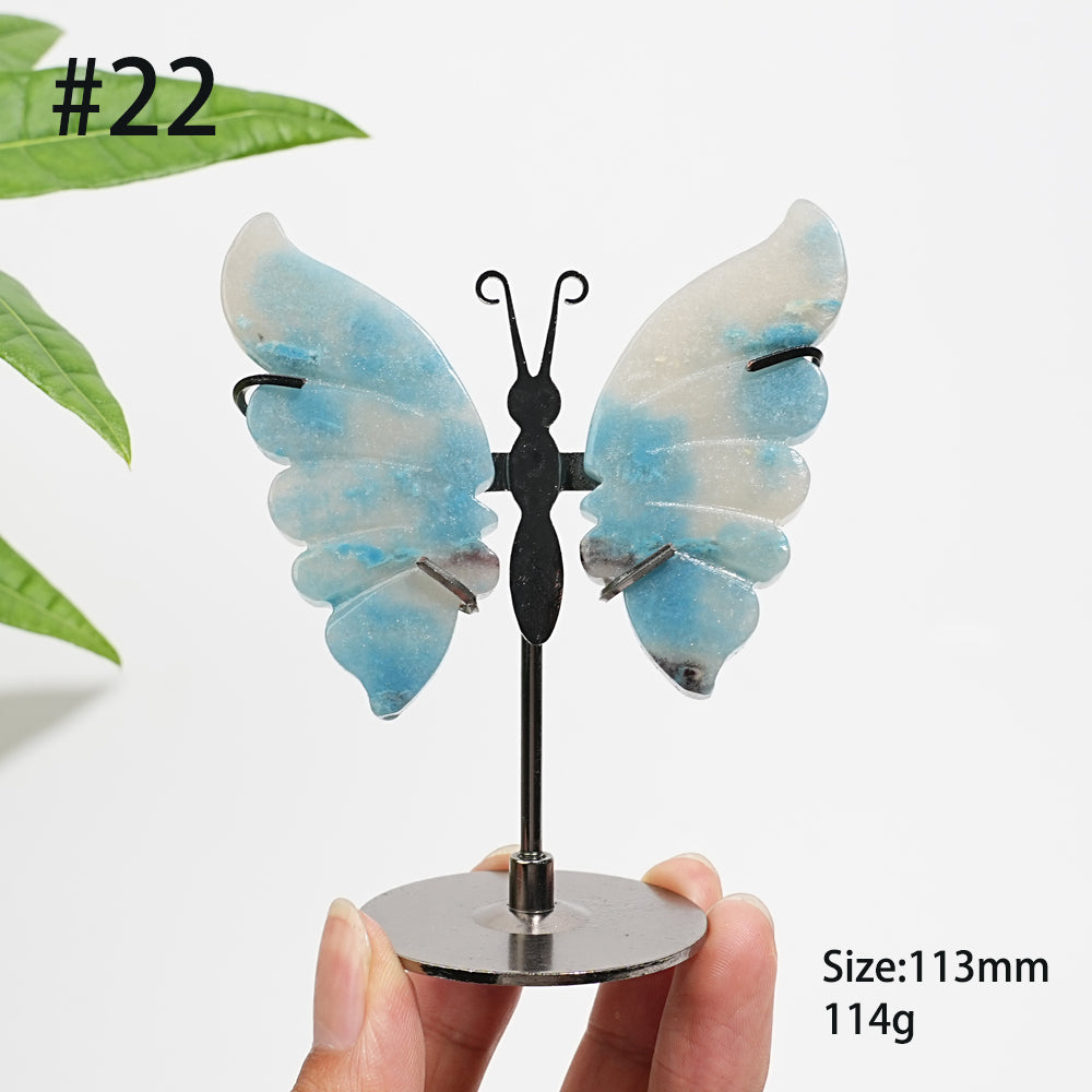Unique,Natural Trolleite Butterfly Wings Display