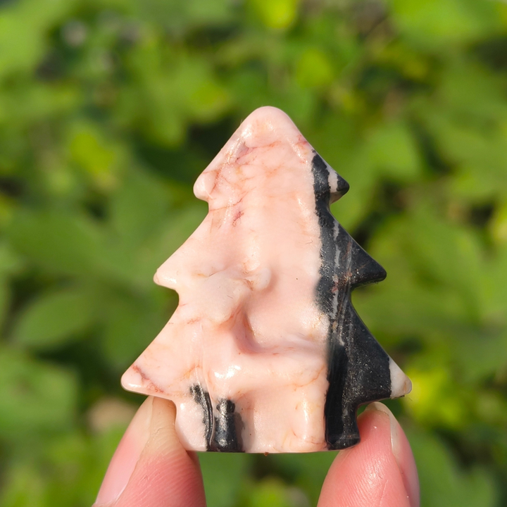 Crystal Carved Christmas Tree Deer