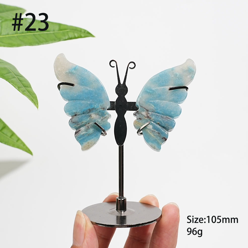 Unique,Natural Trolleite Butterfly Wings Display