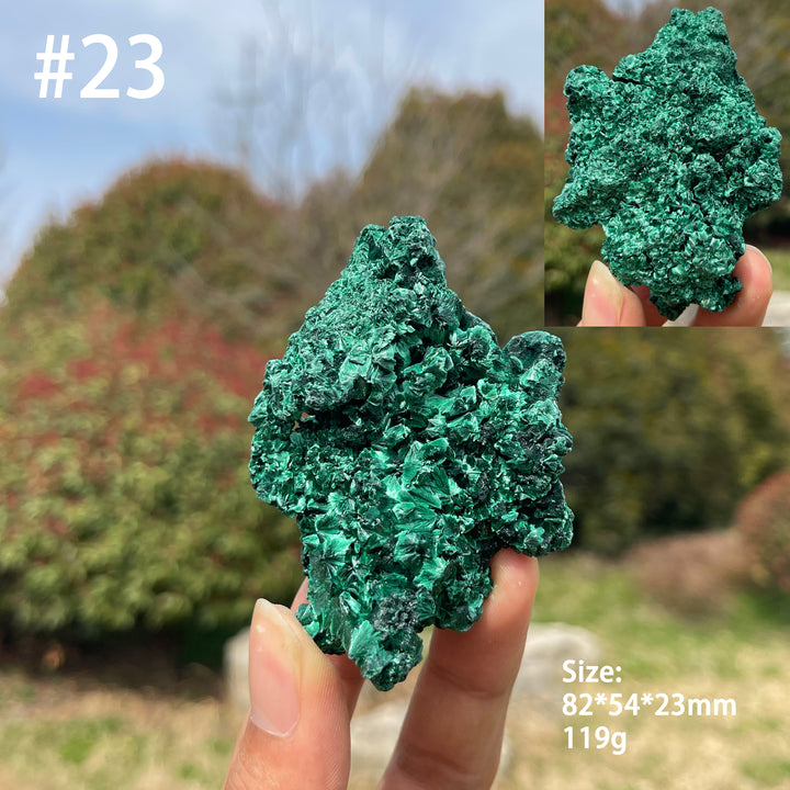 Unique,Natural Crystal Acicular Malachite Raw