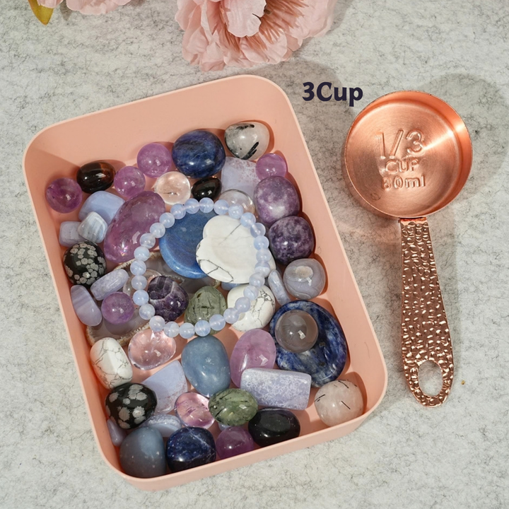 KIKI Crystal Blue & Purple Bedtime Relaxation Scoop