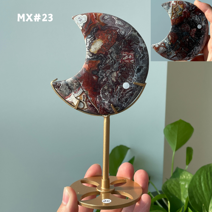 Unique, Mexican Agate Moon