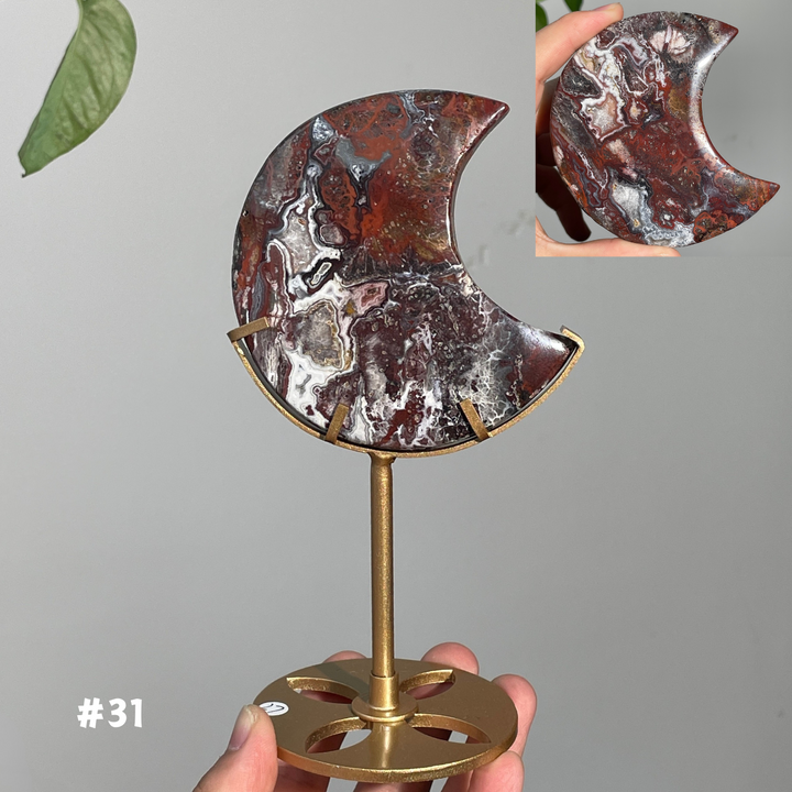 Unique, Mexican Agate Moon