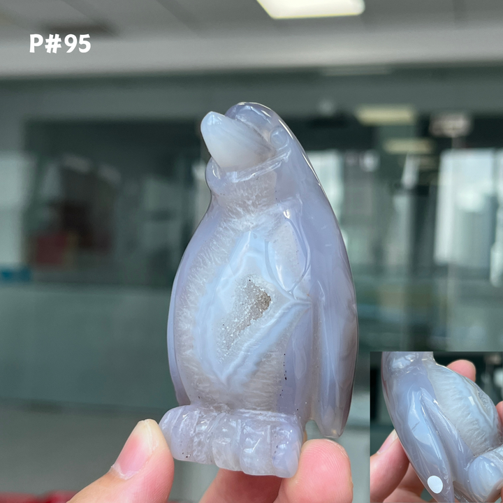 Unique, Agate Geode Penguin
