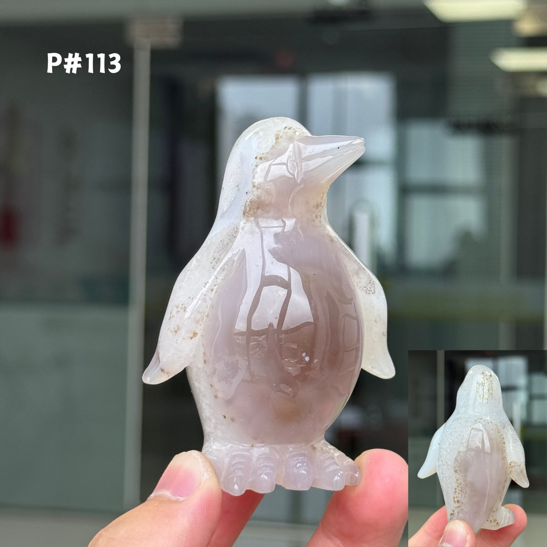 Unique, Agate Geode Penguin