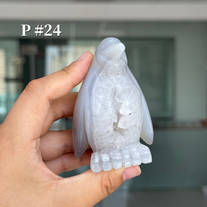 Unique, Agate Geode Penguin