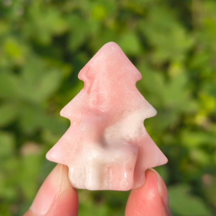 Crystal Carved Christmas Tree Deer