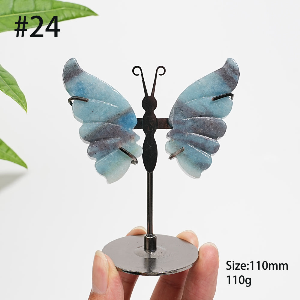 Unique,Natural Trolleite Butterfly Wings Display