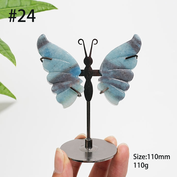 Unique,Natural Trolleite Butterfly Wings Display