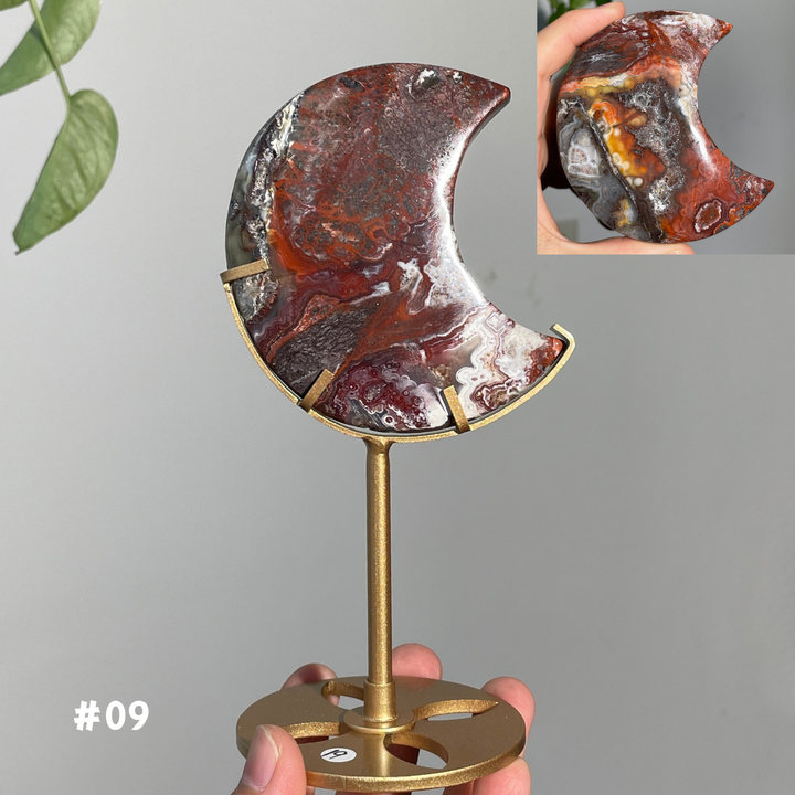 Unique, Mexican Agate Moon