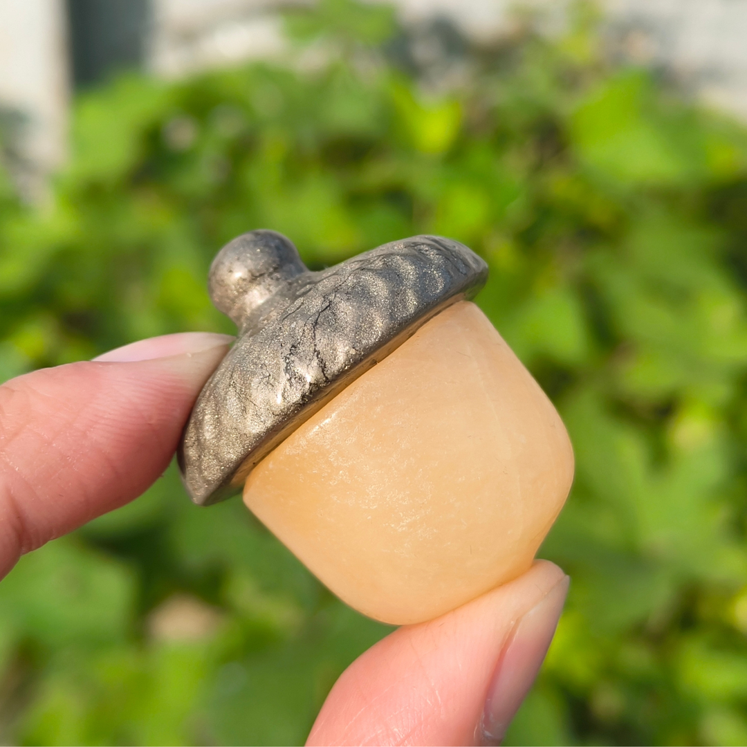 Crystal Carved Pine Cone