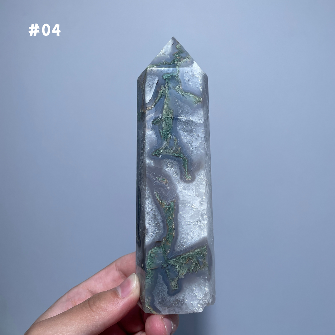 Unique,Moss Agate Point