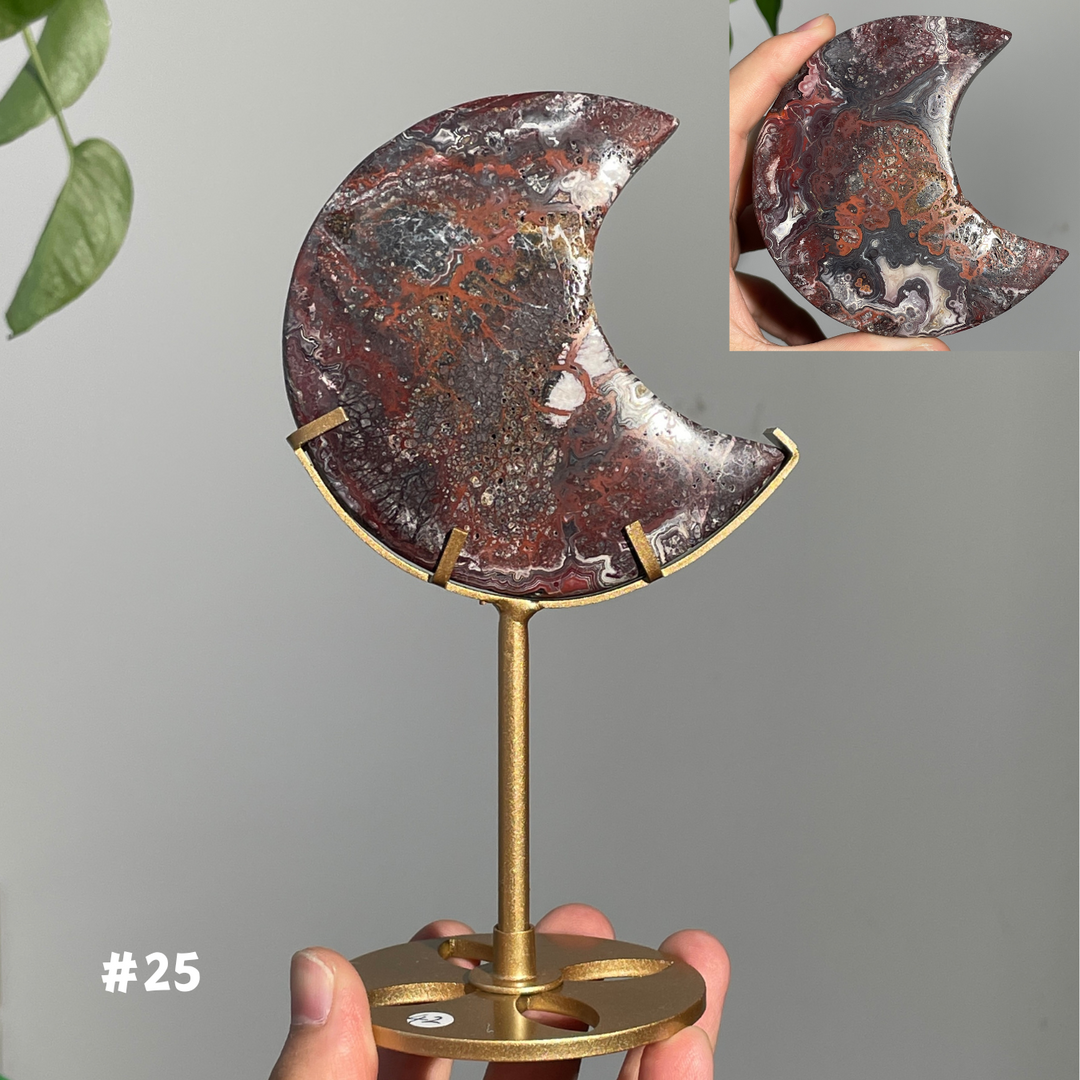 Unique, Mexican Agate Moon