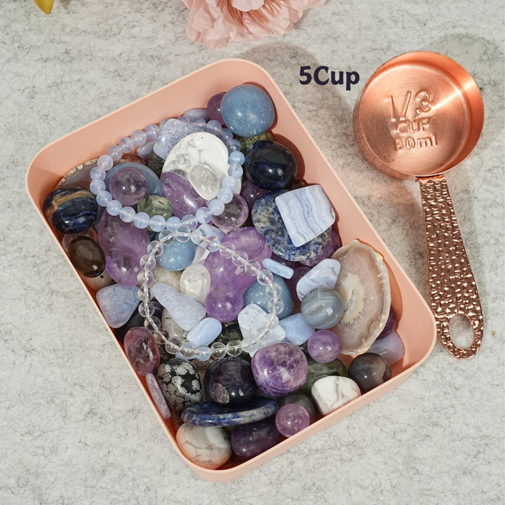 KIKI Crystal Blue & Purple Bedtime Relaxation Scoop