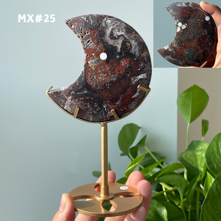 Unique, Mexican Agate Moon