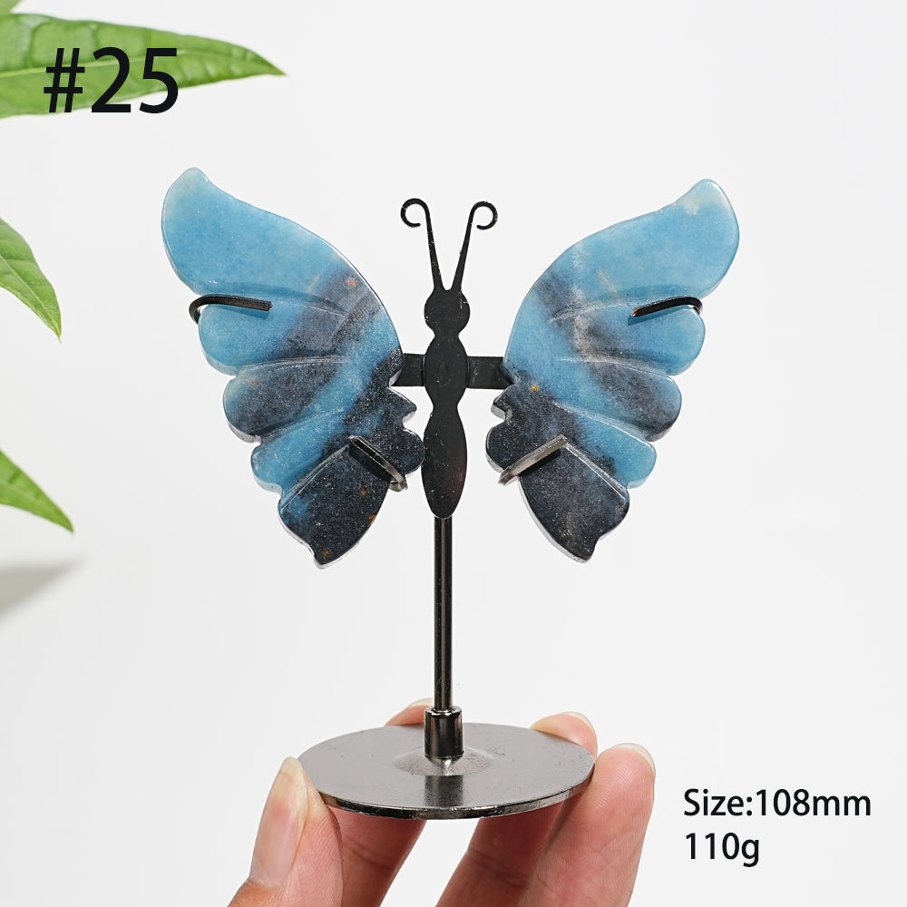 Unique,Natural Trolleite Butterfly Wings Display