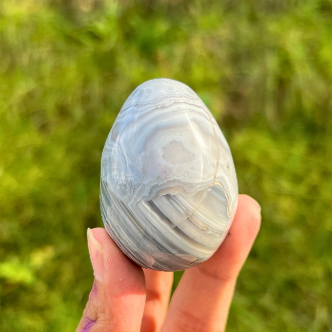 Natural Agate Egg