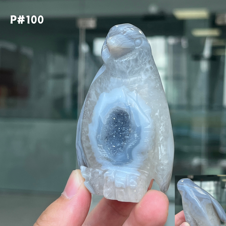Unique, Agate Geode Penguin
