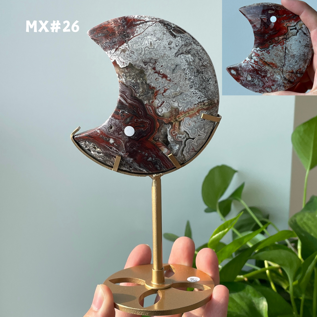 Unique, Mexican Agate Moon