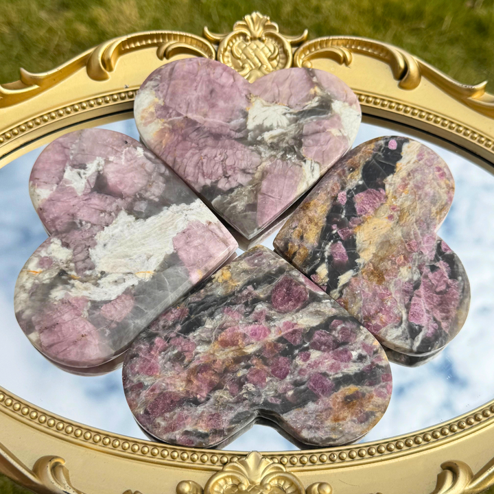 Natural Pink Tourmaline Heart