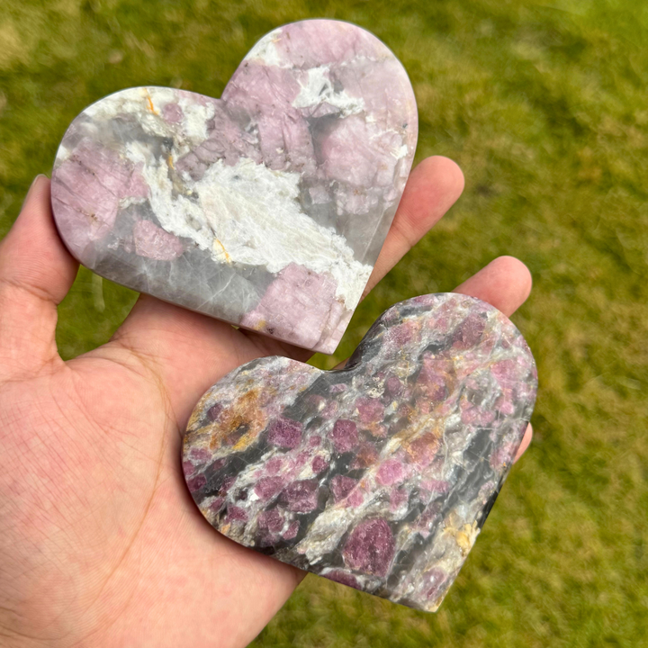 Natural Pink Tourmaline Heart