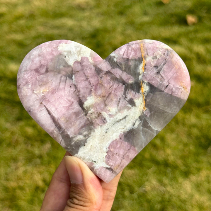 Natural Pink Tourmaline Heart