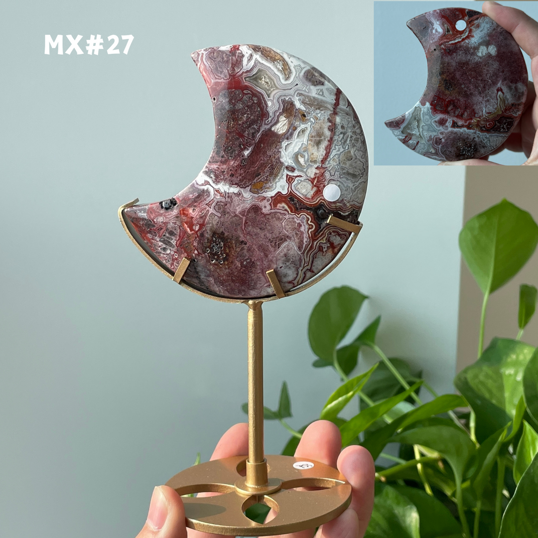 Unique, Mexican Agate Moon