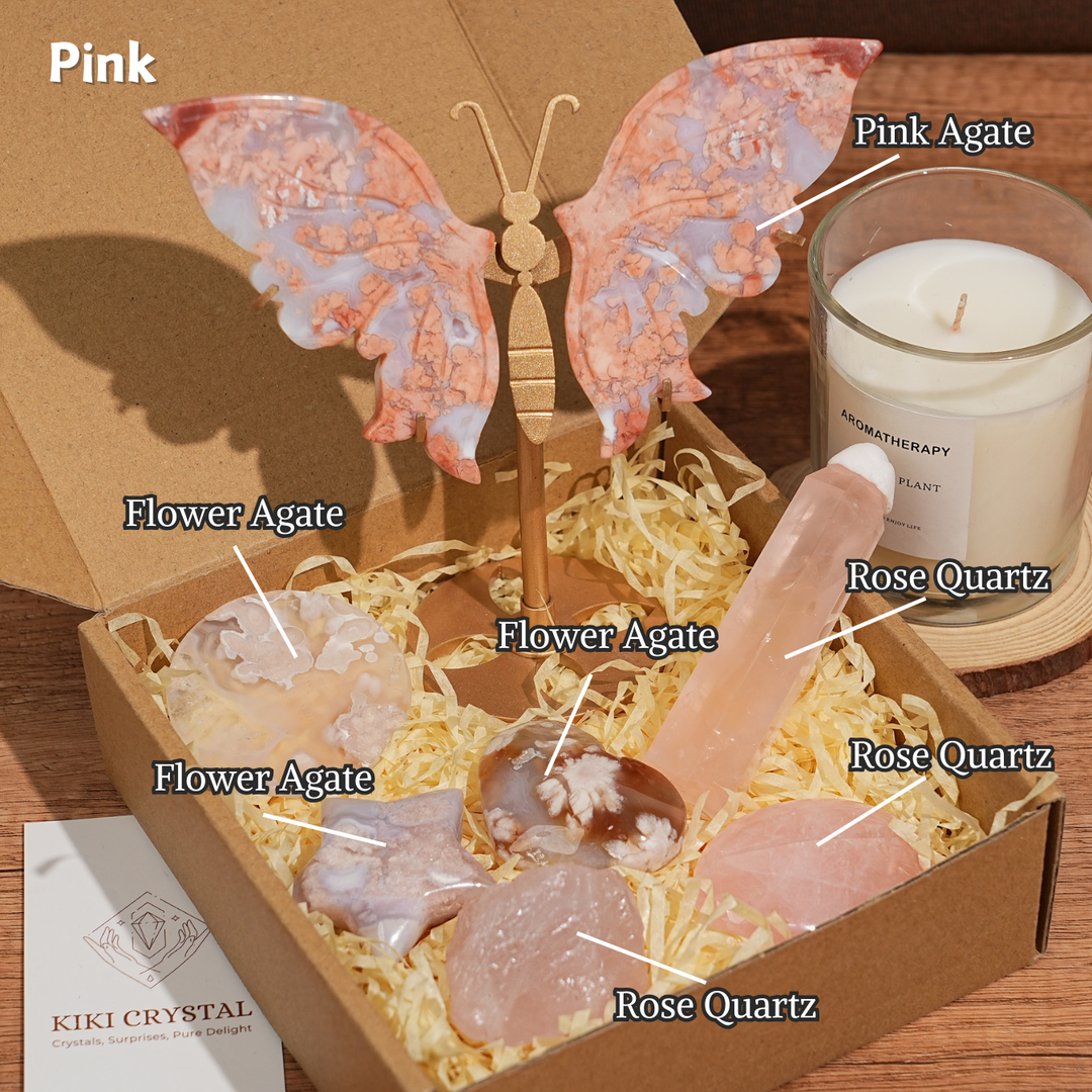 Super Value Natural Crystal Seven-Color Energy-Gathering Bundle