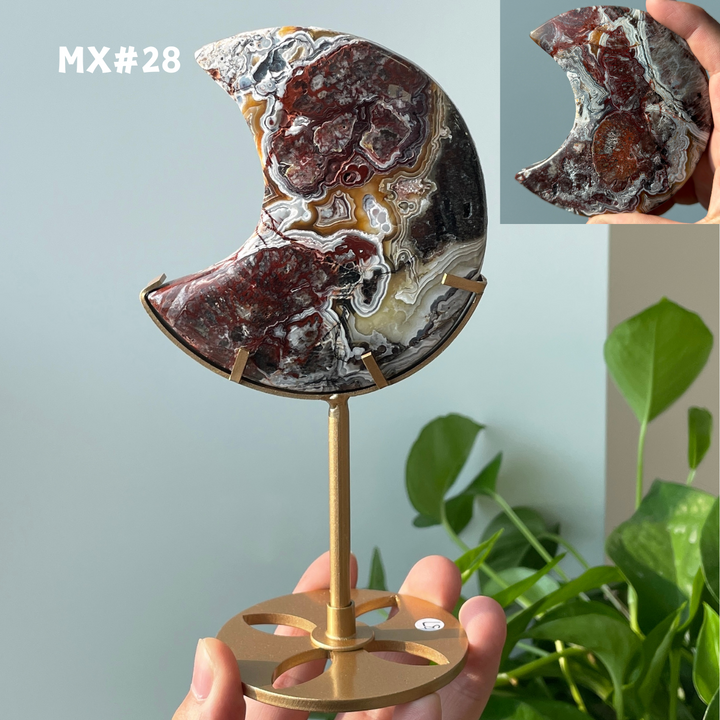 Unique, Mexican Agate Moon