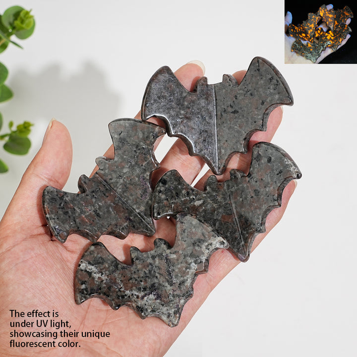 Natural Crystal Carving Delicate 3D Bat