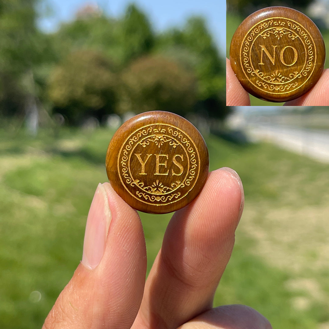 Natural Crystal Decision Coin