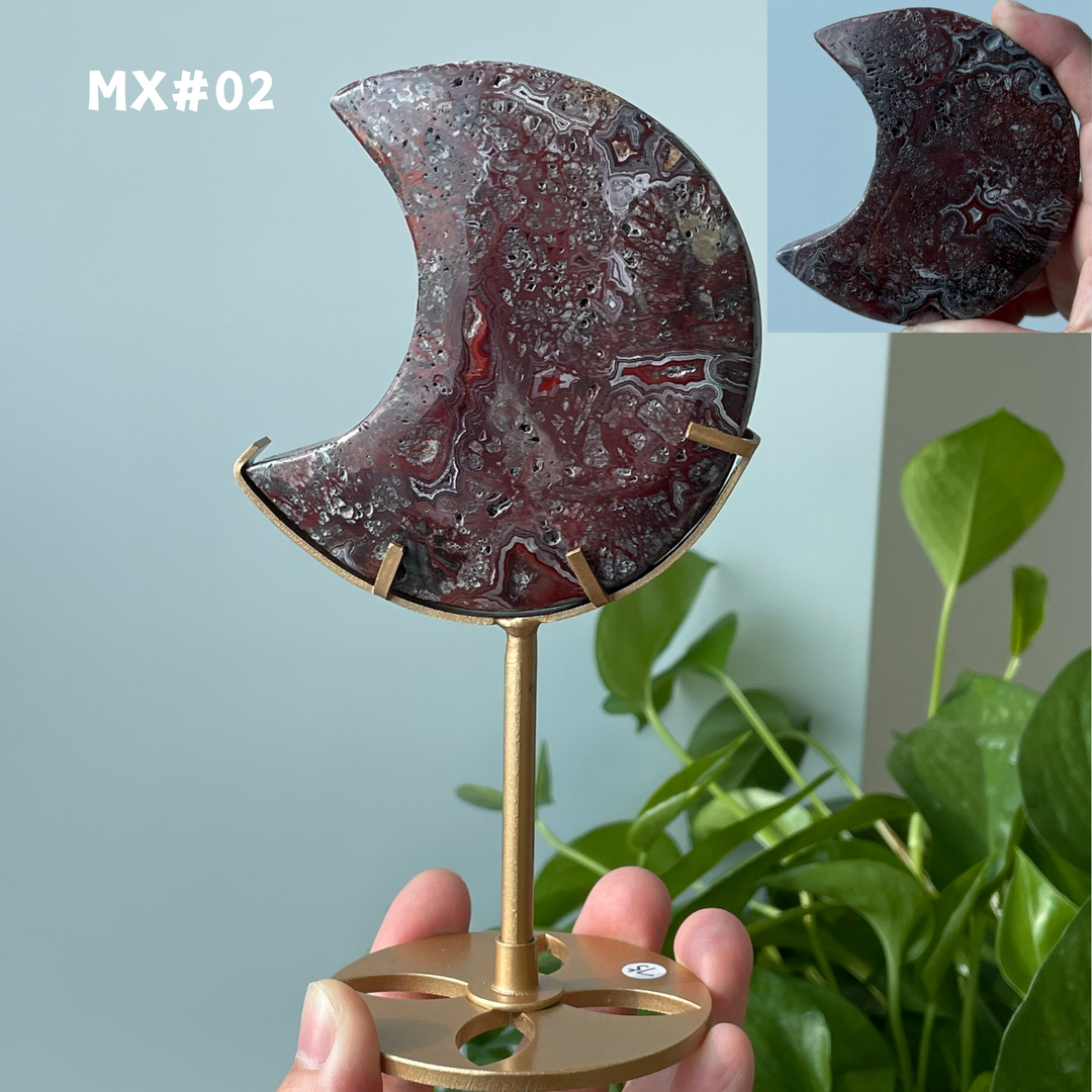 Unique, Mexican Agate Moon