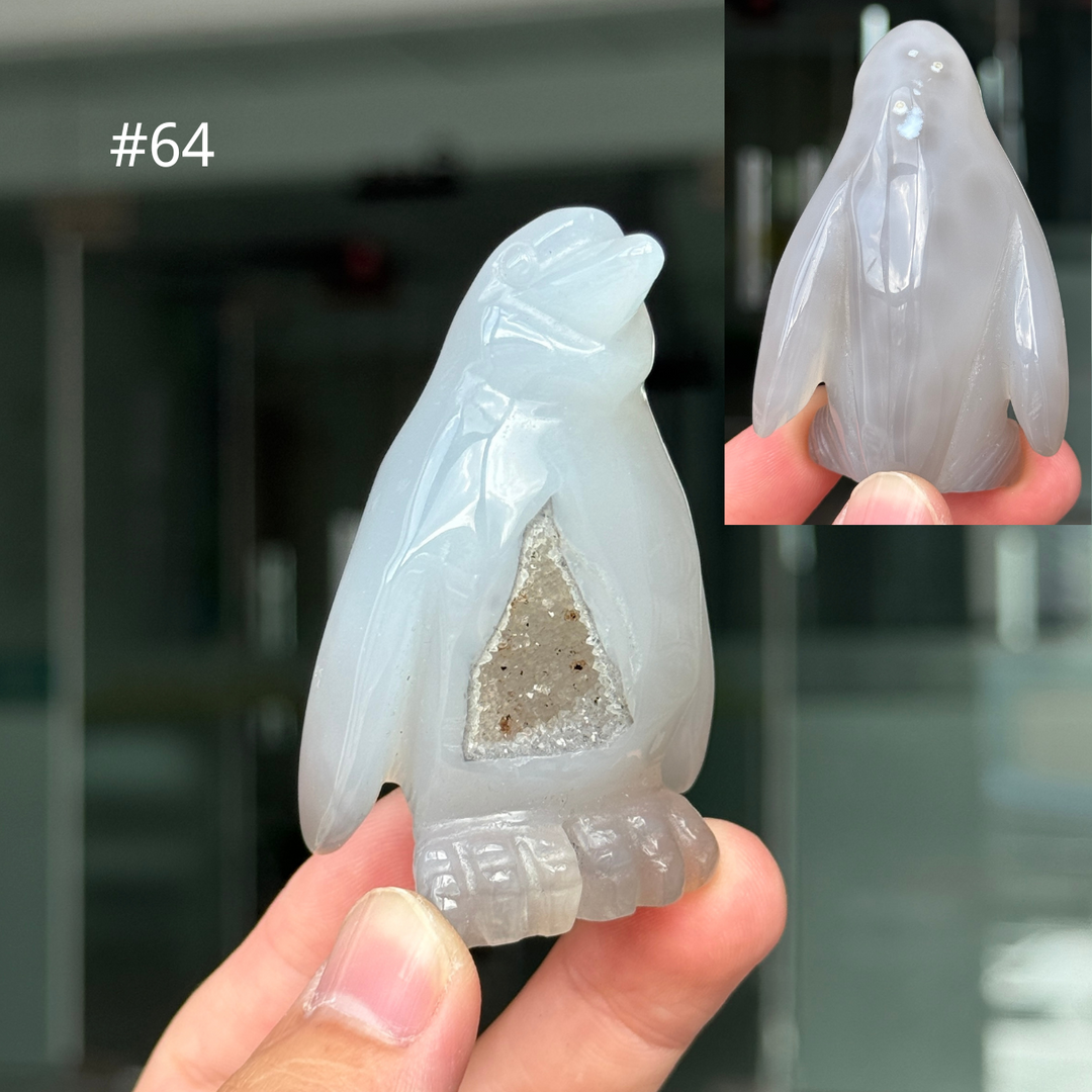 Unique, Agate Geode Penguin
