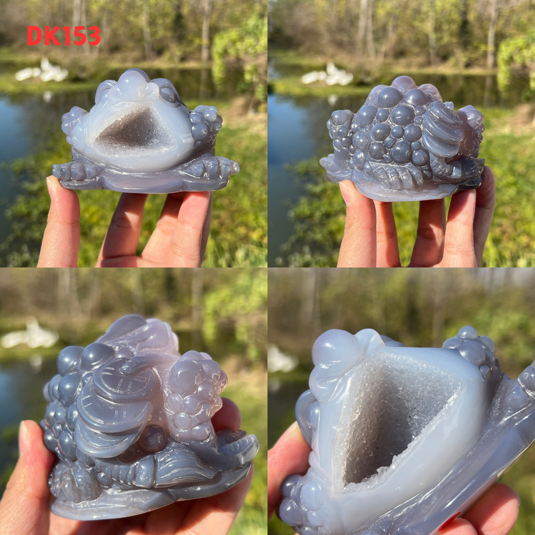 Agate Geode Toad