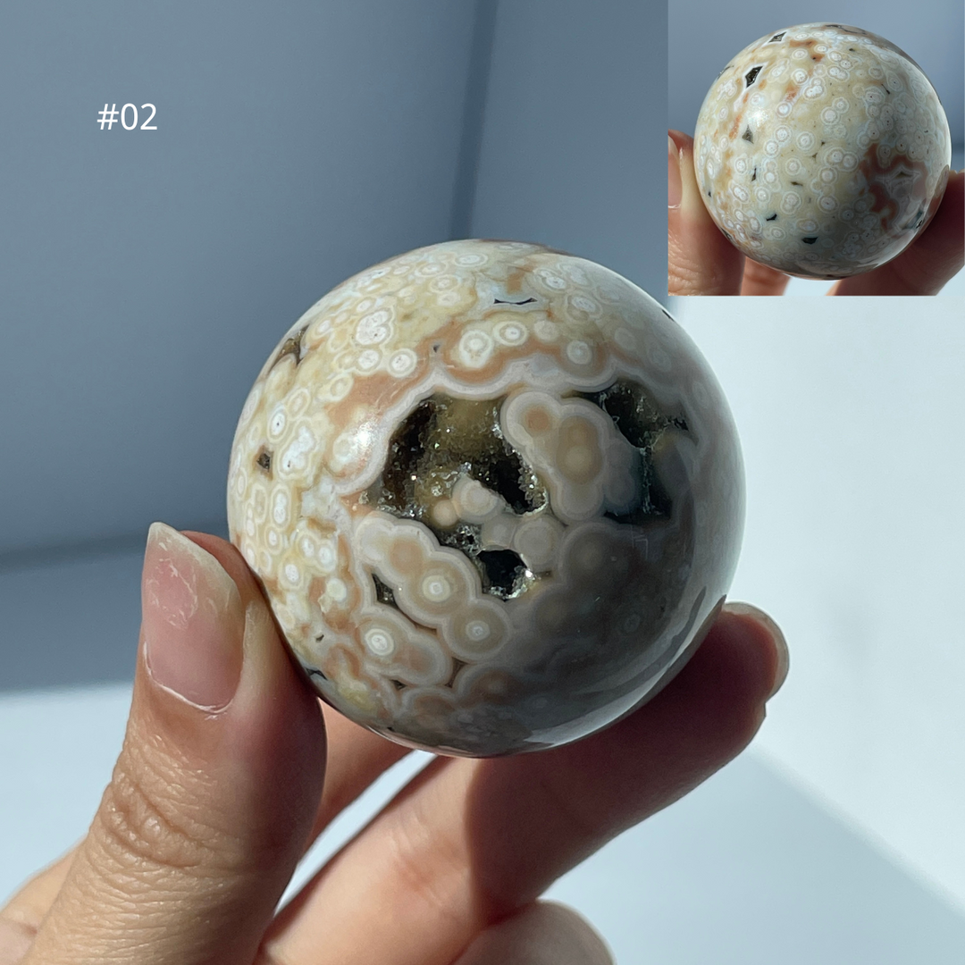 Big Sale,5th Vein Ocean Jasper Sphere