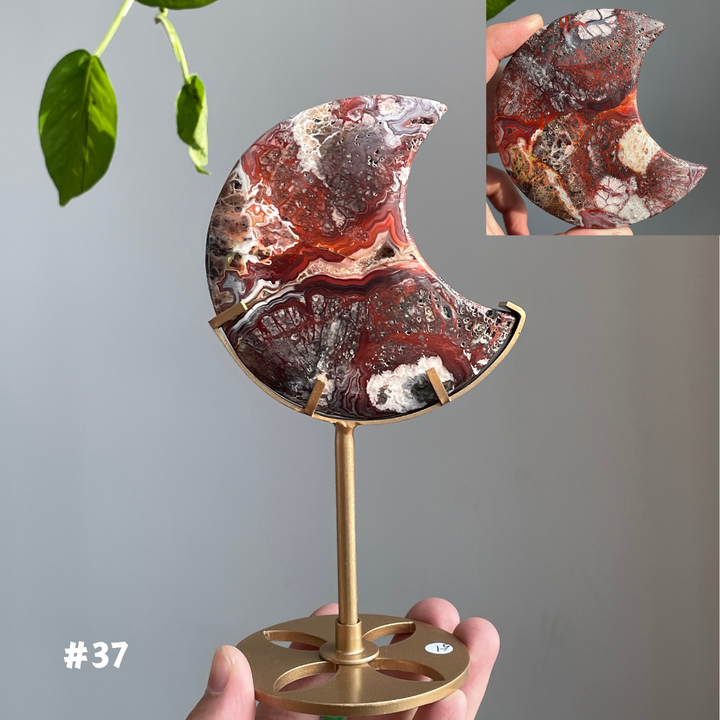 Unique, Mexican Agate Moon